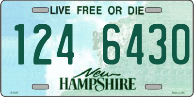 NH license plate 1246430
