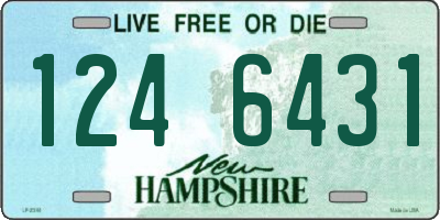 NH license plate 1246431
