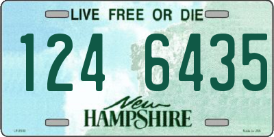 NH license plate 1246435
