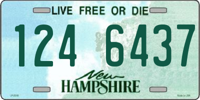 NH license plate 1246437