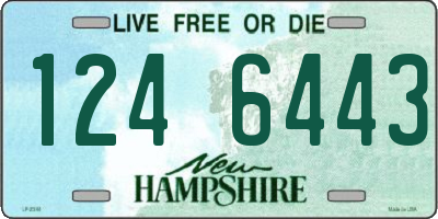 NH license plate 1246443