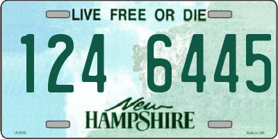 NH license plate 1246445