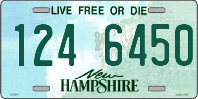 NH license plate 1246450