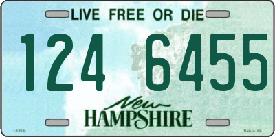 NH license plate 1246455
