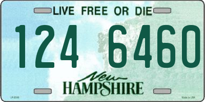 NH license plate 1246460