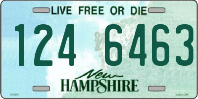NH license plate 1246463