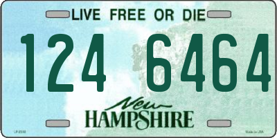 NH license plate 1246464