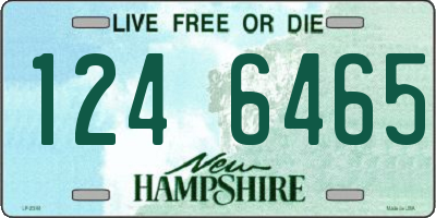 NH license plate 1246465