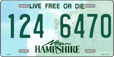 NH license plate 1246470