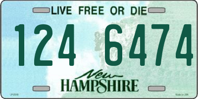 NH license plate 1246474