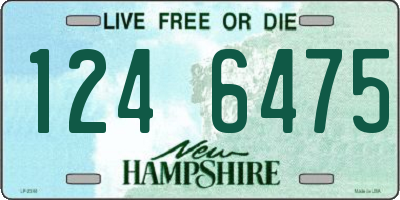 NH license plate 1246475