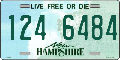 NH license plate 1246484