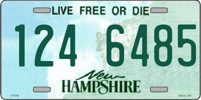 NH license plate 1246485