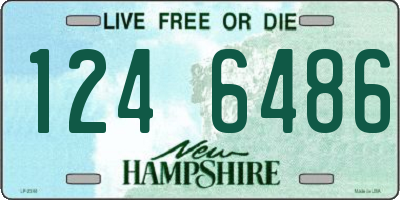 NH license plate 1246486