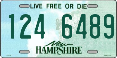 NH license plate 1246489