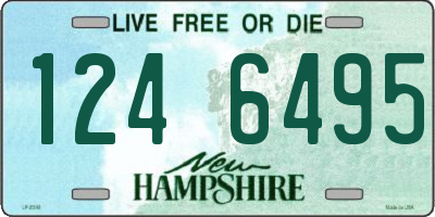 NH license plate 1246495
