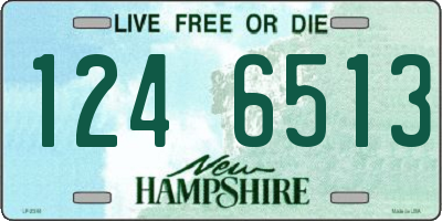 NH license plate 1246513