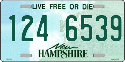 NH license plate 1246539