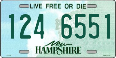 NH license plate 1246551