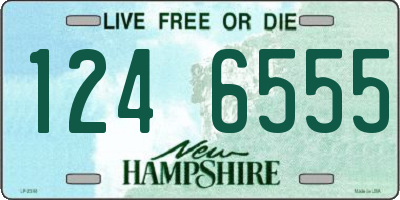 NH license plate 1246555