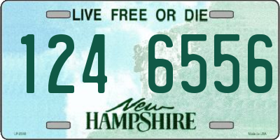 NH license plate 1246556