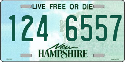 NH license plate 1246557