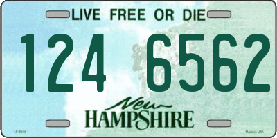 NH license plate 1246562