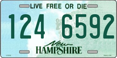 NH license plate 1246592