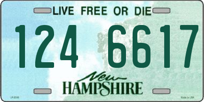 NH license plate 1246617