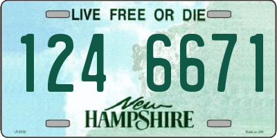 NH license plate 1246671