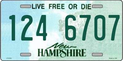 NH license plate 1246707