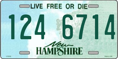 NH license plate 1246714