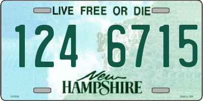 NH license plate 1246715