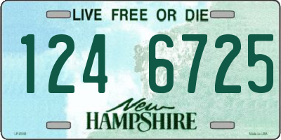 NH license plate 1246725