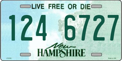 NH license plate 1246727