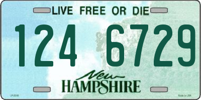 NH license plate 1246729