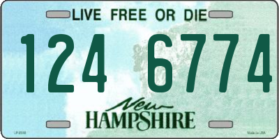 NH license plate 1246774