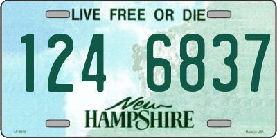 NH license plate 1246837