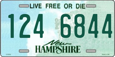 NH license plate 1246844