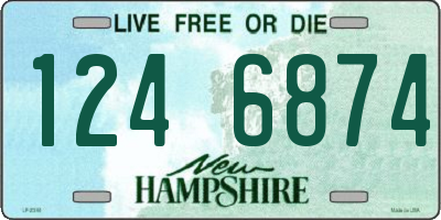 NH license plate 1246874