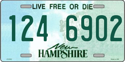 NH license plate 1246902