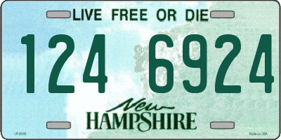 NH license plate 1246924