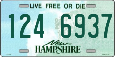 NH license plate 1246937