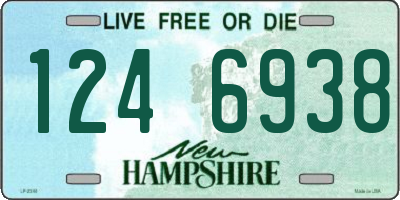 NH license plate 1246938