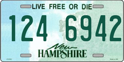 NH license plate 1246942