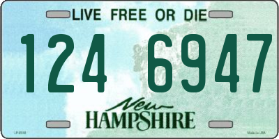 NH license plate 1246947
