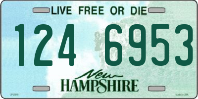 NH license plate 1246953