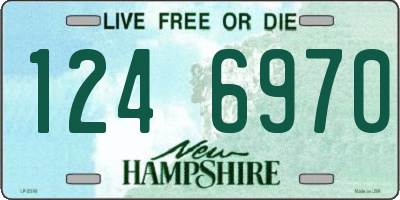 NH license plate 1246970