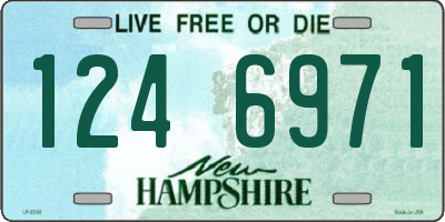 NH license plate 1246971