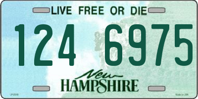 NH license plate 1246975